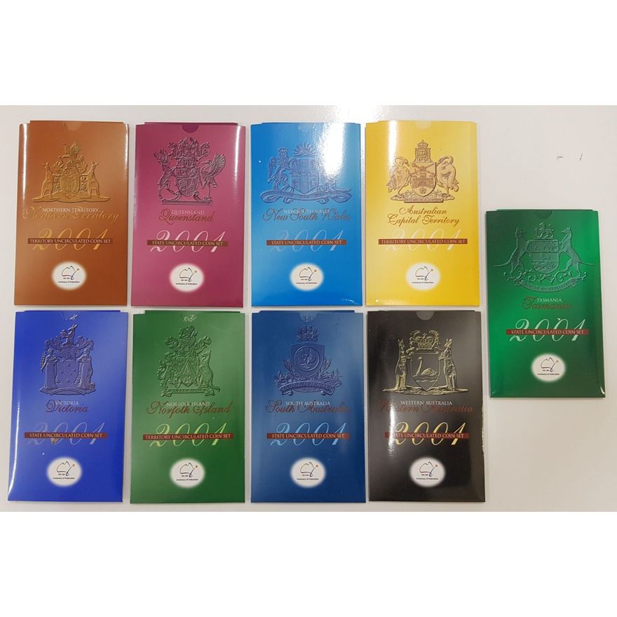 Federation State & Territories Carded Coin Set