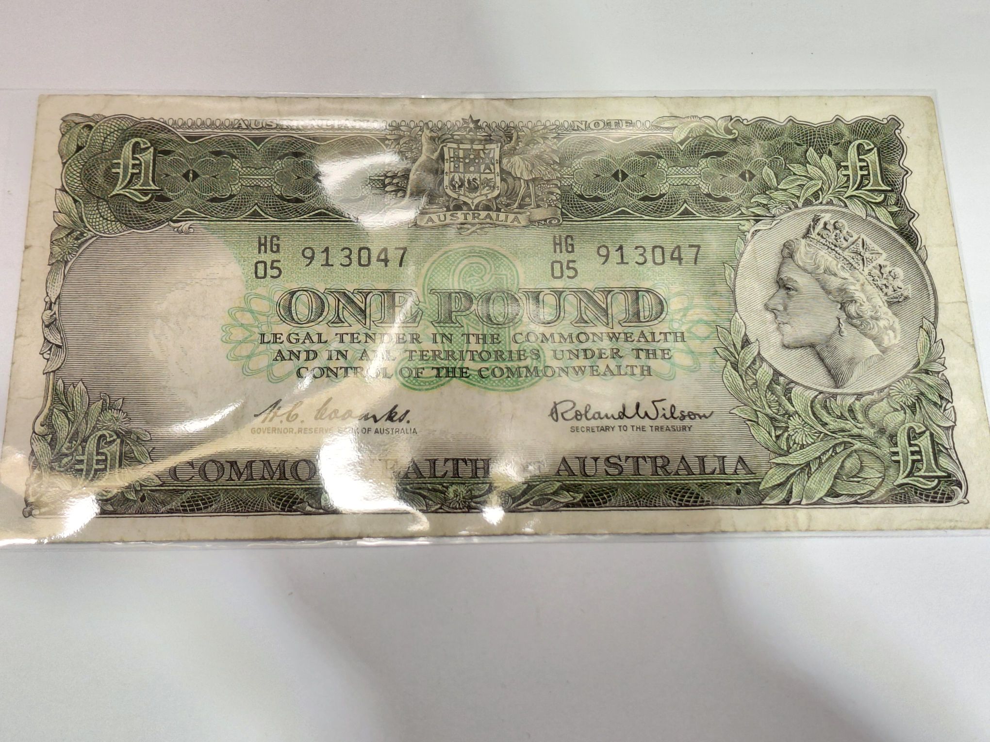 1961 Australian Pound Note