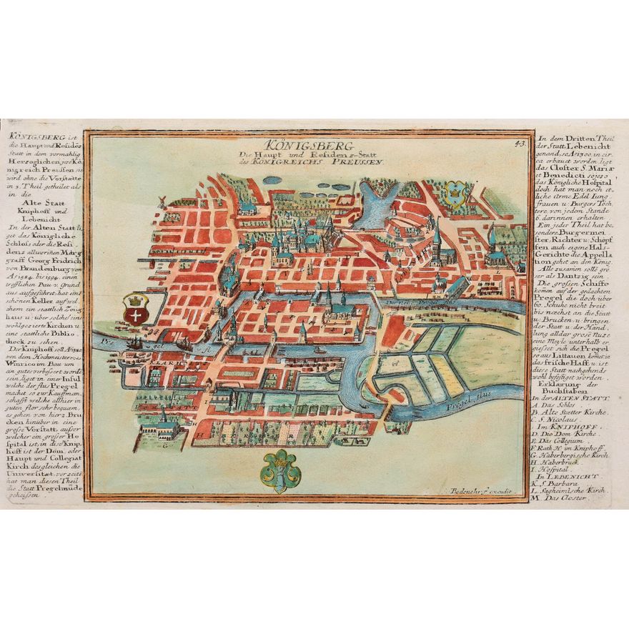 Gabriel Bodenehr | Königsberg. Die Haupt und Residenz-Statt der Königreichs Preussen