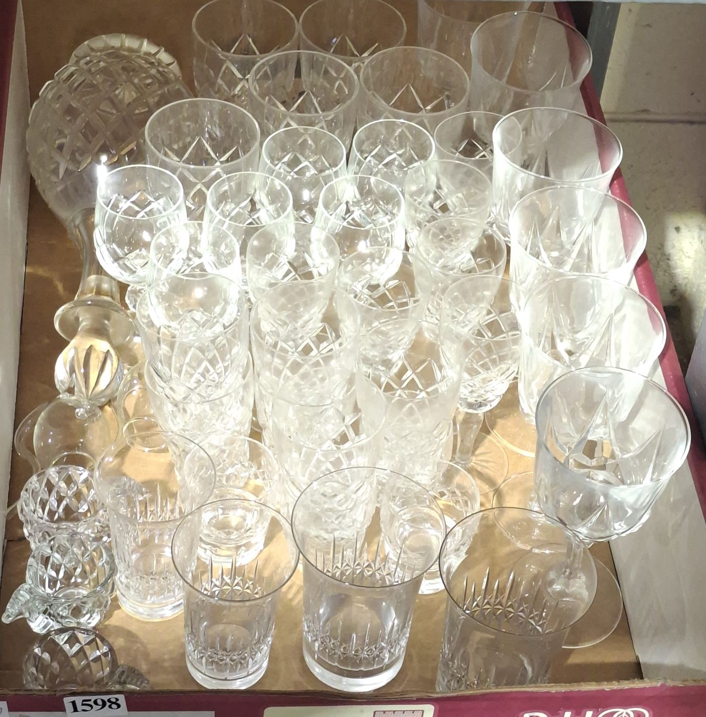 Crystal Decanter And Glasses