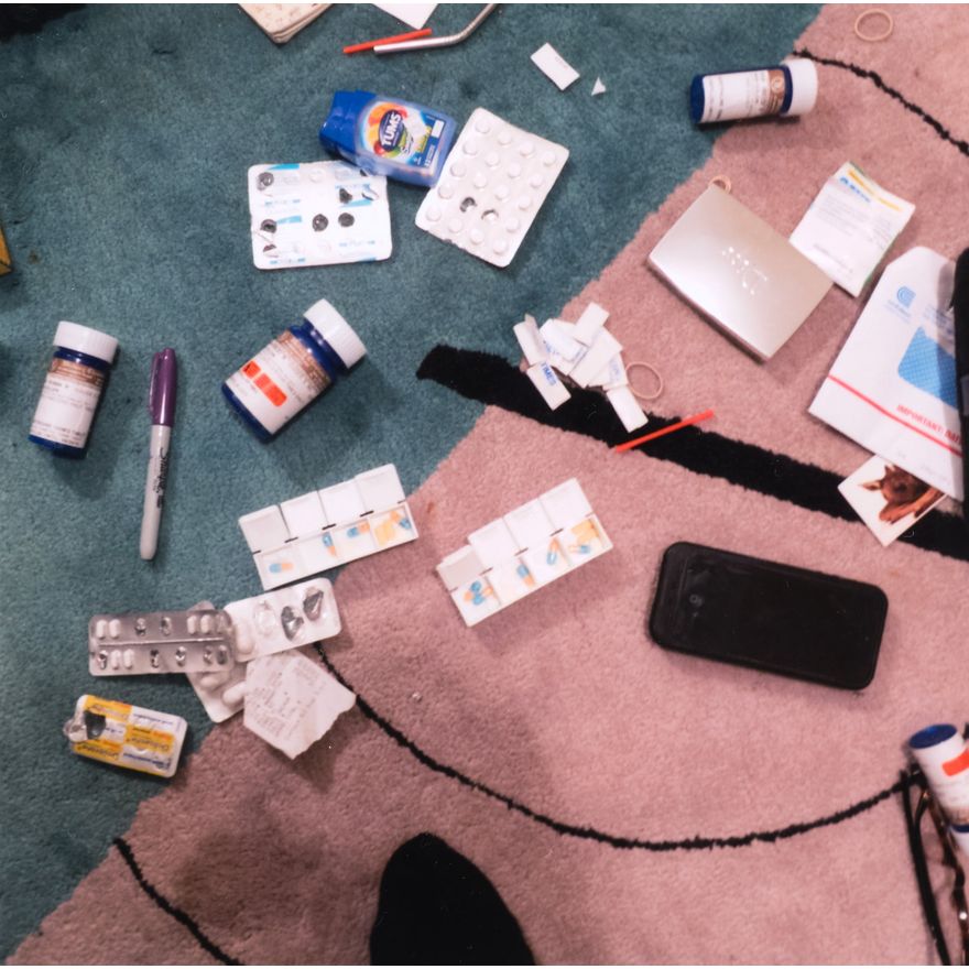 Nan Goldin ‘Aperture Drugs on the Rug, New York City, USA’