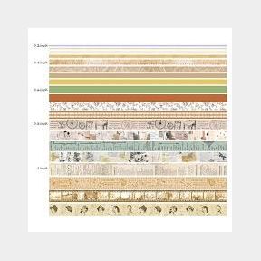 La Laila Washi Tape Box Set Reminiscence of Thoughts Vintage Brown 20 Rolls -Bar 9902039706469- 51745/26191
