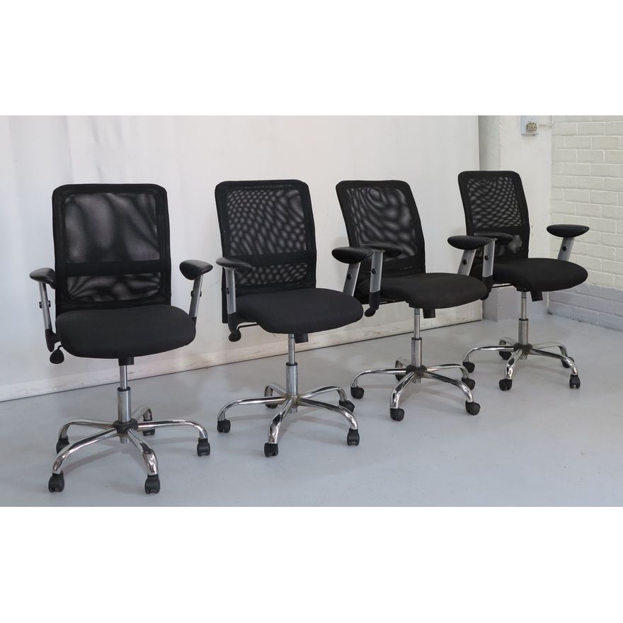 SET OF 4 OFFICE CHAIRS
