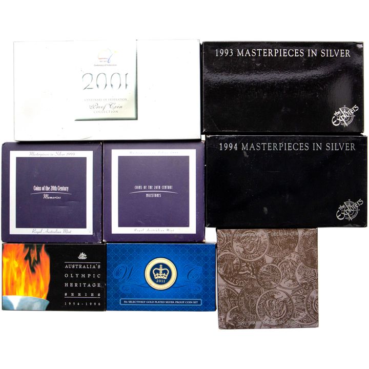 Elizabeth II, Masterpieces in Silver, 1990s, FDC