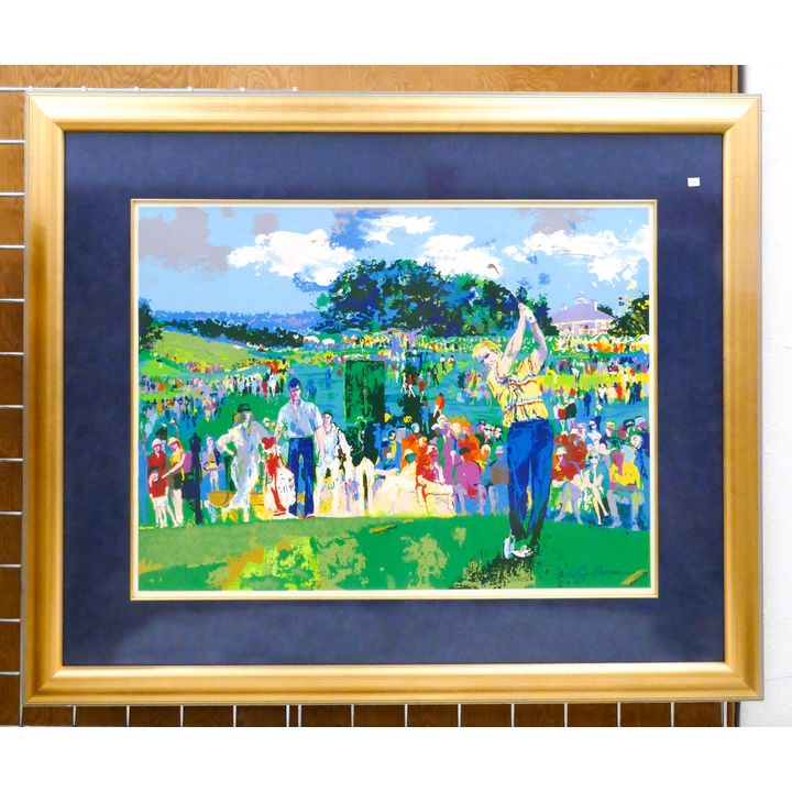LeRoy Neiman Augusta Golf Masters Serigraph Framed- 34x41''