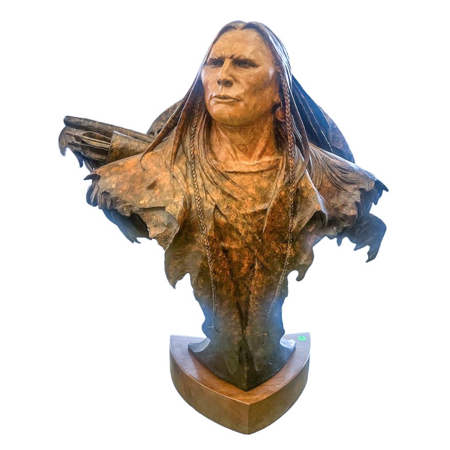 Dan Garrett ''Raider'' (Indian Brave) 1999 Bronze