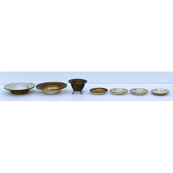 7pc American Sterling Dishes Etc. 284 Grams TW