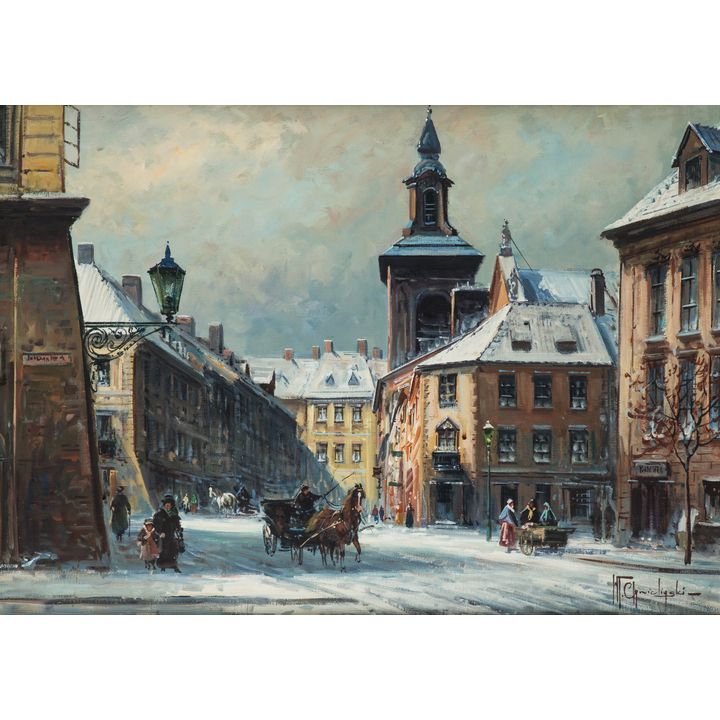 Władysław Chmieliński | Widok ze starej Warszawy