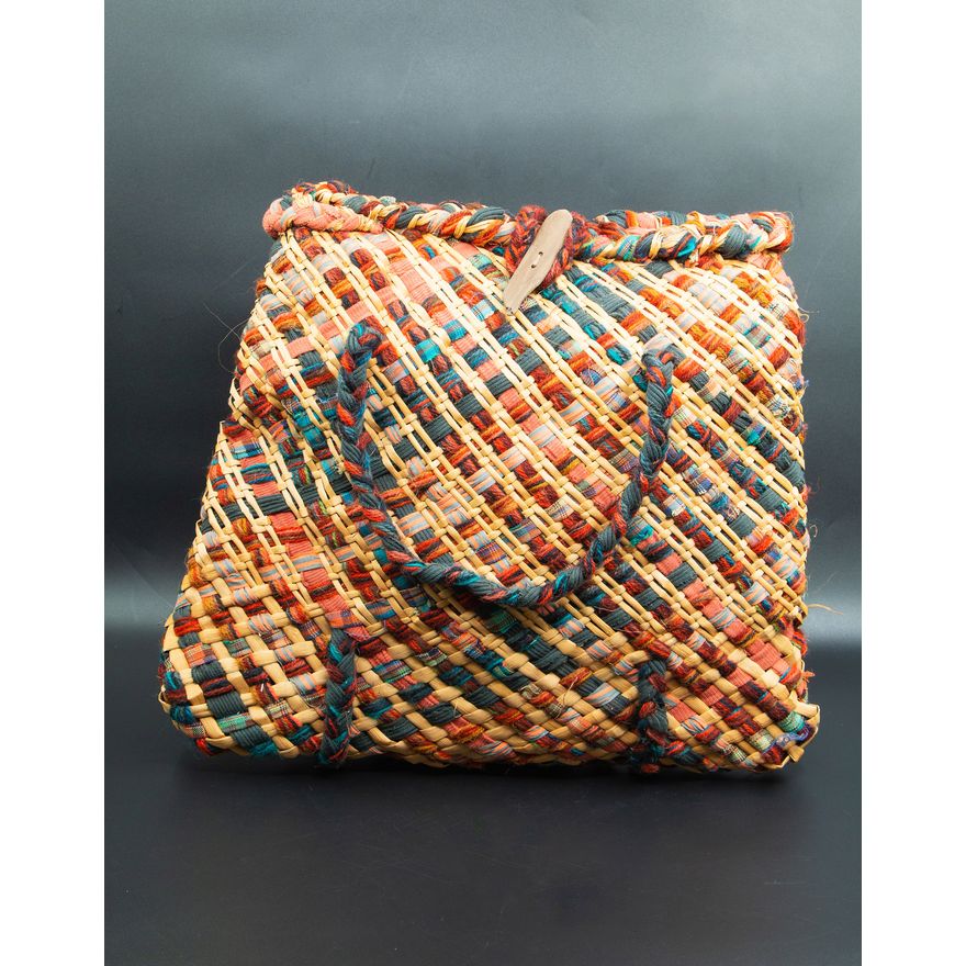 Large colourful kete