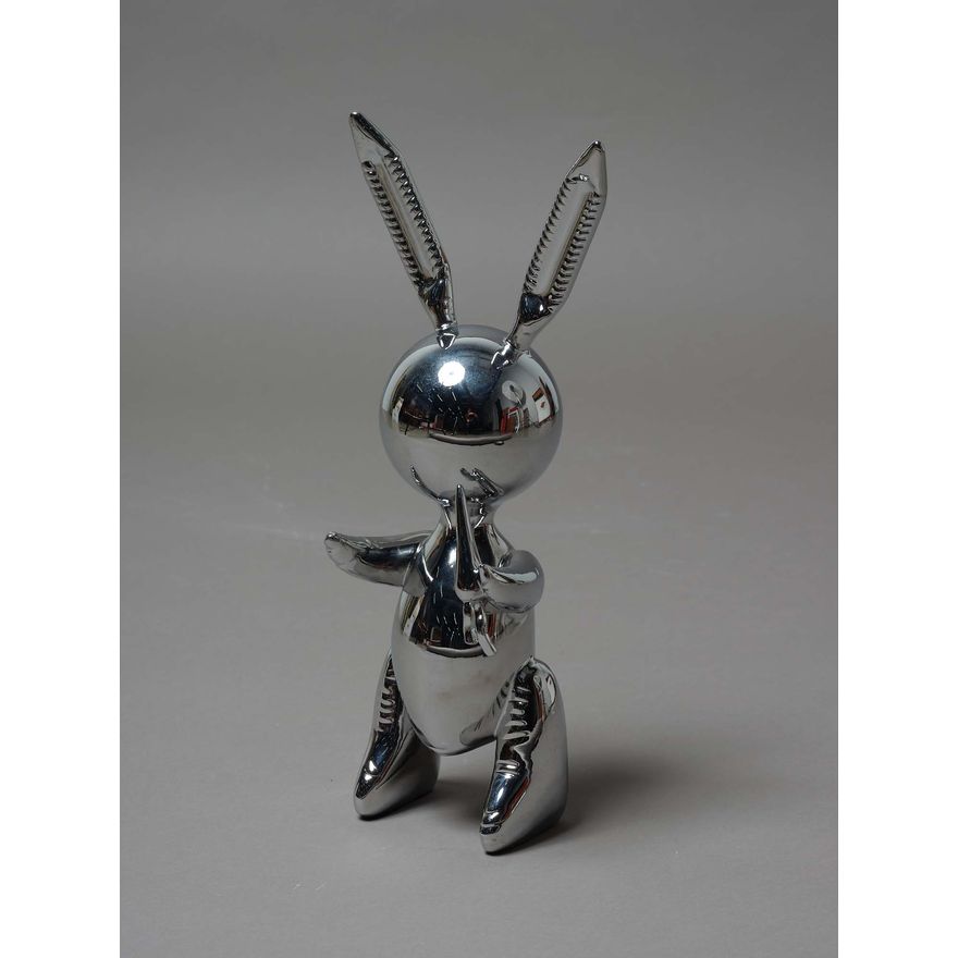 Jeff Koons 'Rabbit (Silver)'