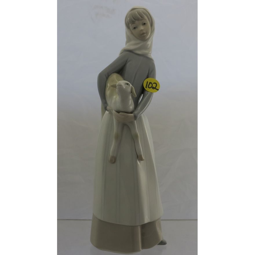 A 20TH CENTURY LLADRO PORCELAIN FIGURE,