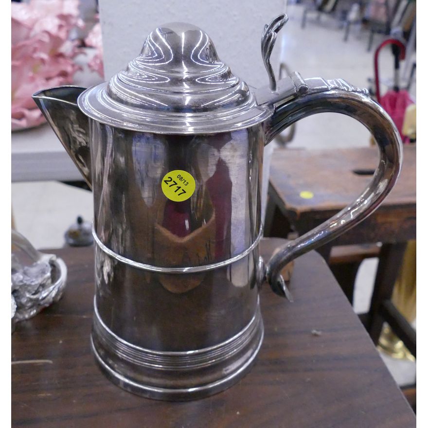 Sheffield Plated Tankard- 9.5''