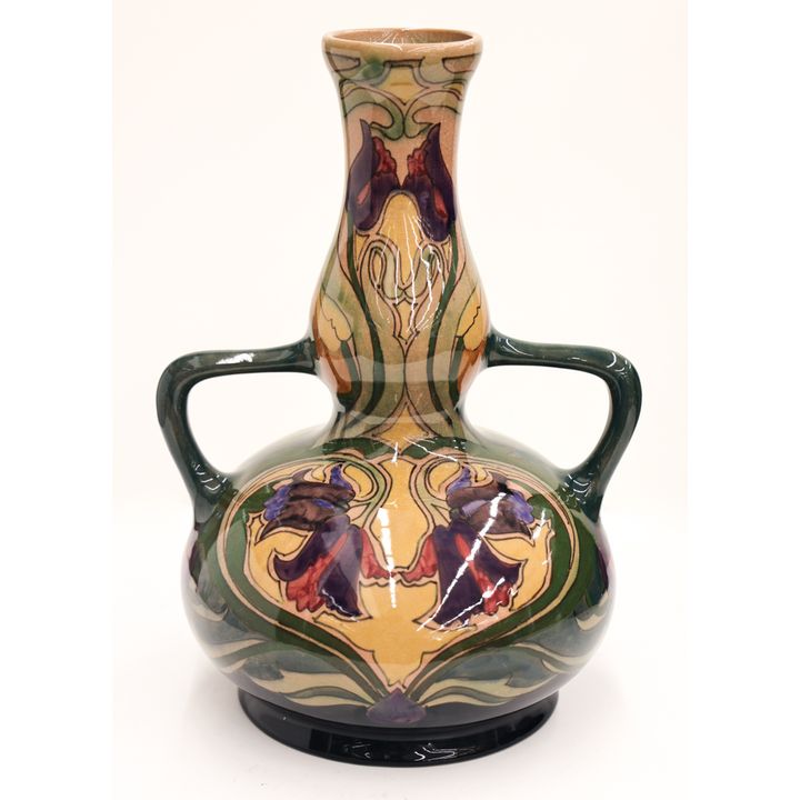 Zuid Gouda Art Nouveau Handled Pottery Vase