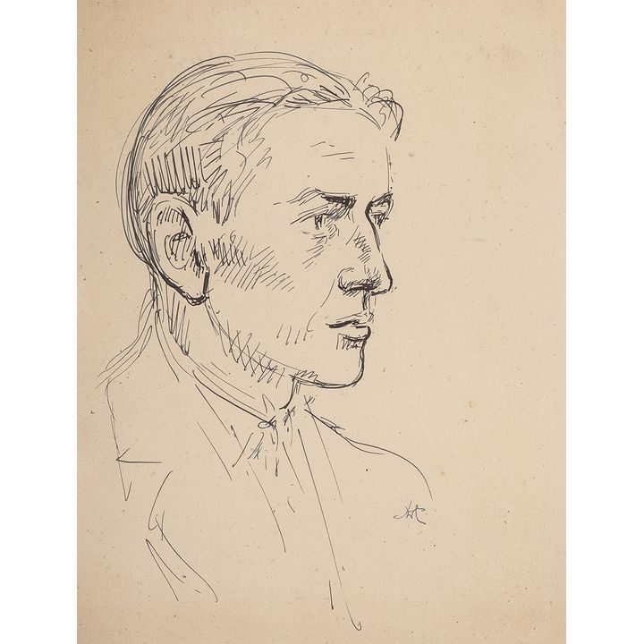 Wlastimil Hofman | Portret mężczyzny