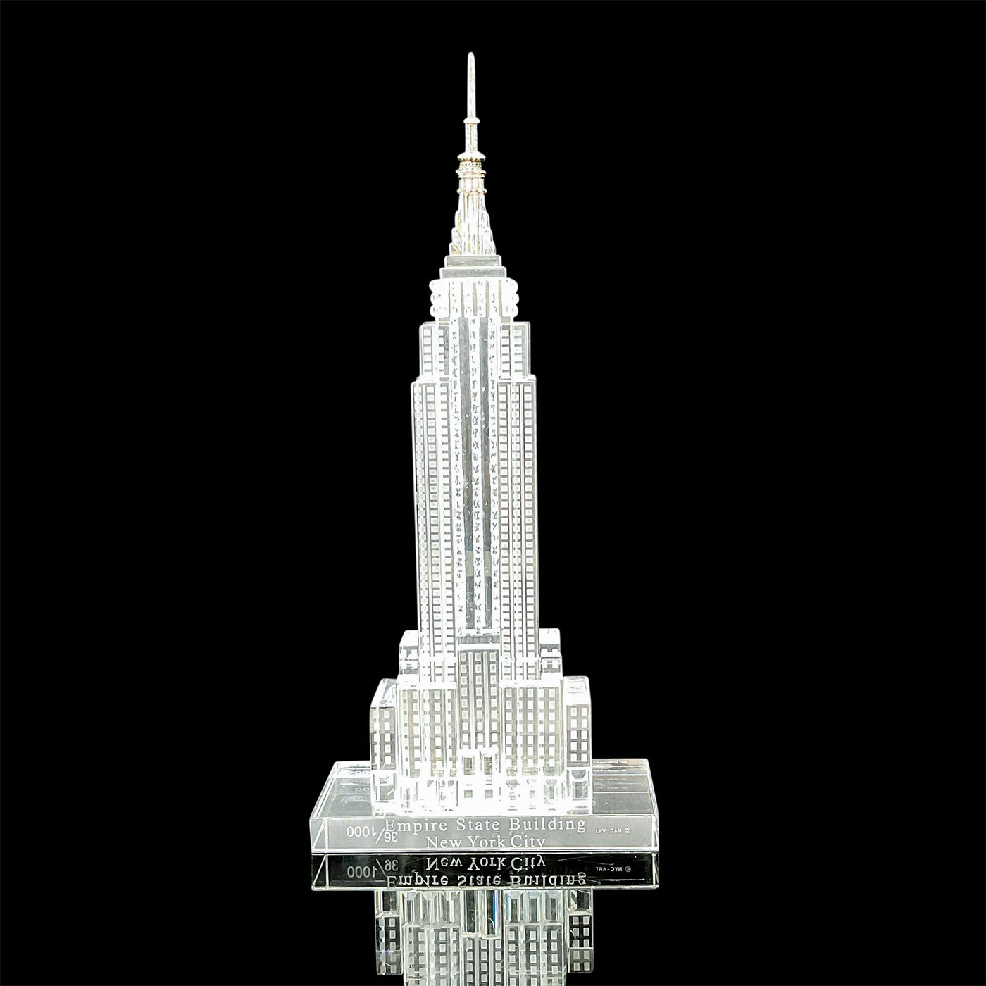 New York Crystal Artworks Figure, Empire State Building