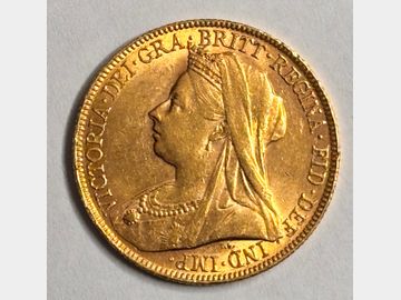 1898 VICTORIA LONDON MINT OLD HEAD GOLD SOVEREIGN
