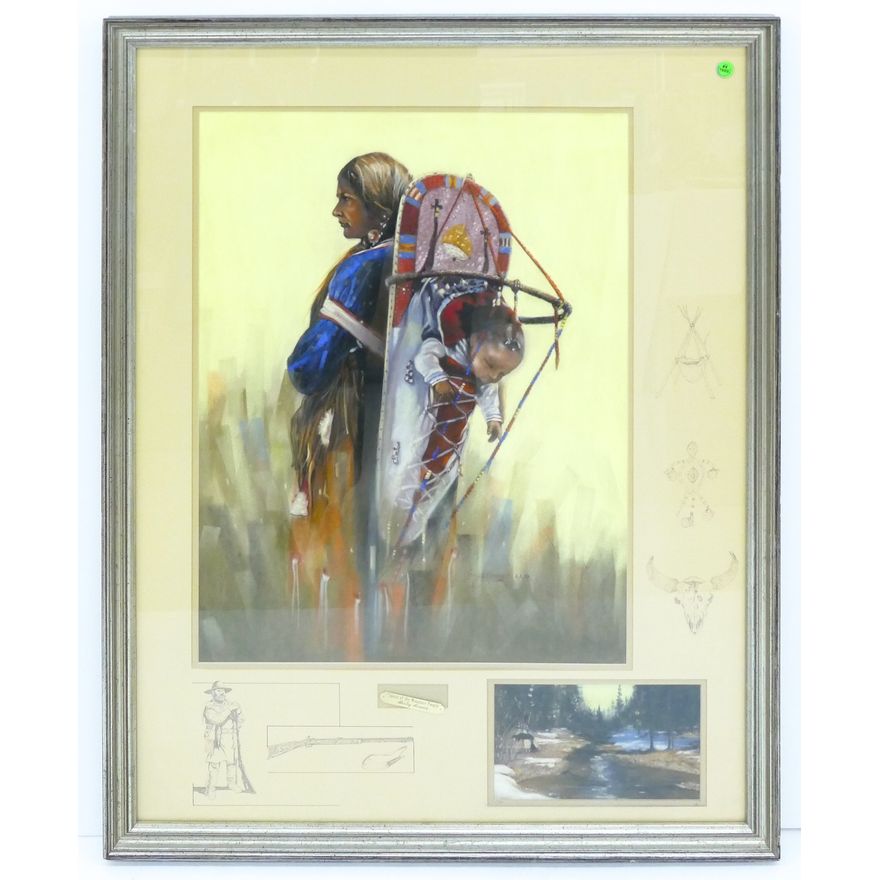 Shirley Arrants (b.1941 Washington) ''Spirit of the Mountain People''