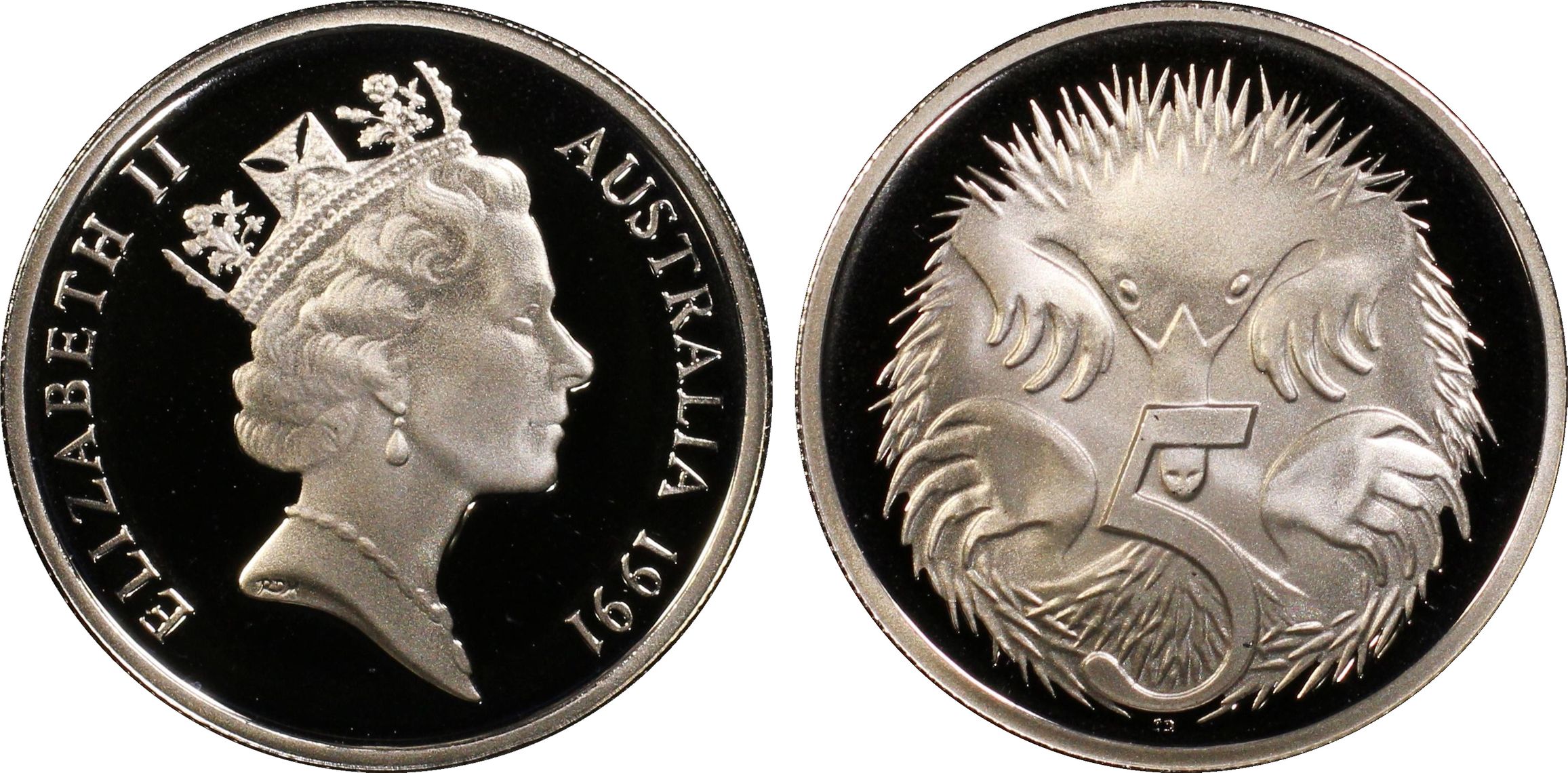 Five Cent, 1991, PCGS PR69DCAM