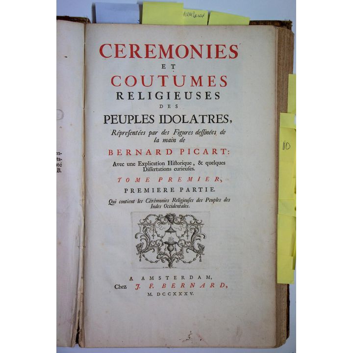 PICART, BERNARD [1673-1733] - Ceremonies et Coutumes Religieuses des Peuples Idolatres, [Two volumes]