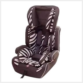 Comfortable kids travel and portable safety baby car seat (Black - White)