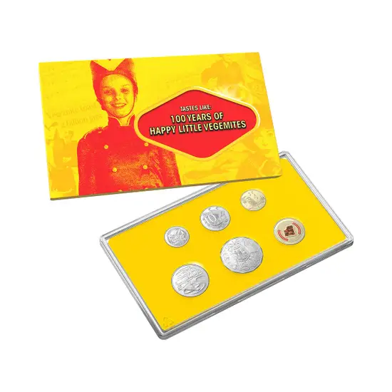 2023 RAM 100 Years of Happy Little Vegemites 6 Coin UNC Year Set