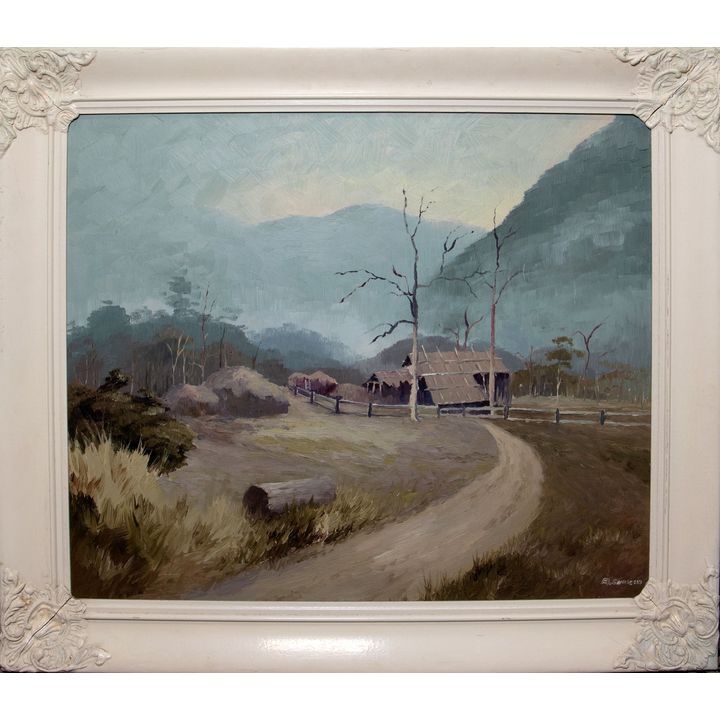 A. Enright, 'Landscape with Barn',