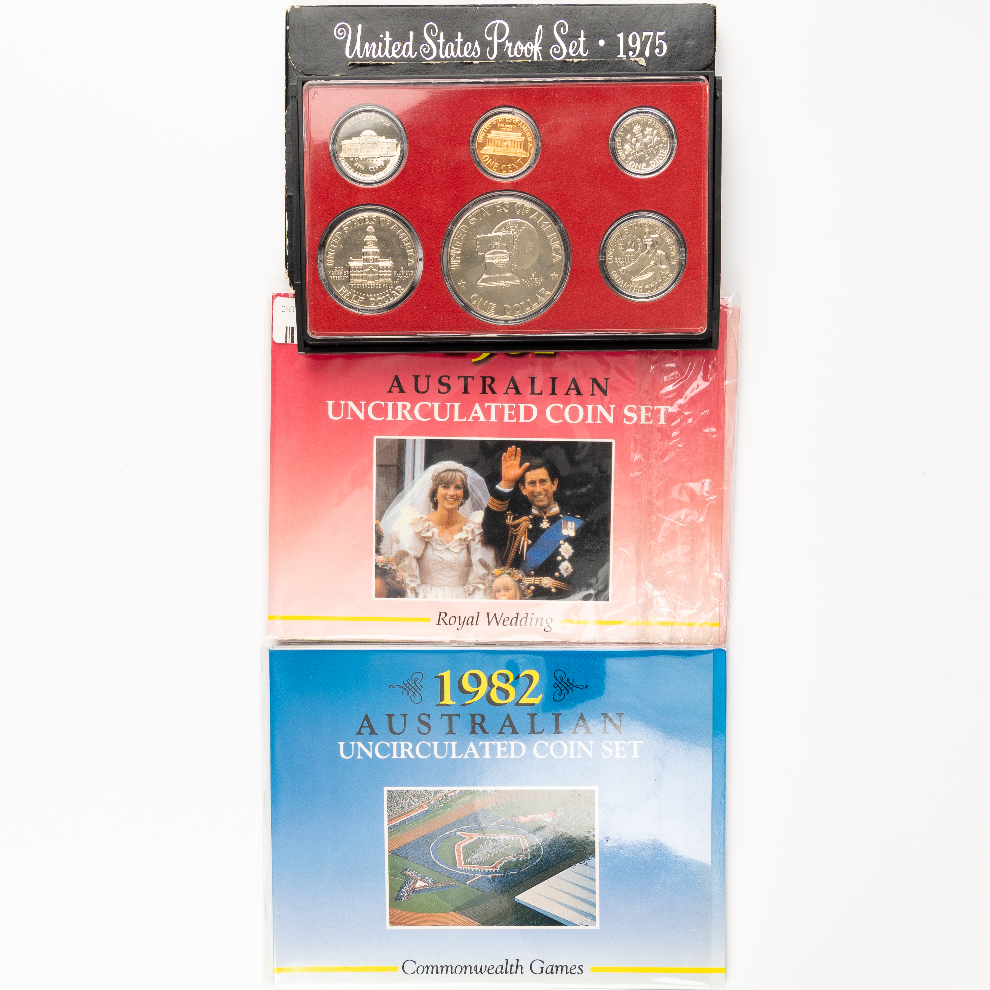 Elizabeth II, Sherwood Mint Year Set, One Cent - Fifty Cents, 1981 - 1982, UNC
