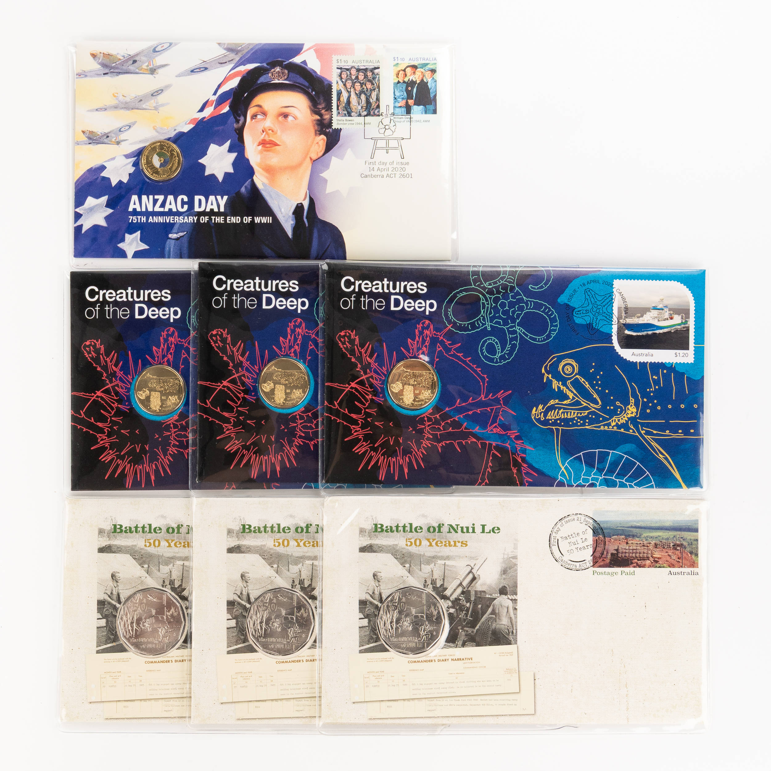 Elizabeth II, PNCs, Fifty Cents - Two Dollars, 2020 - 2023, UNC