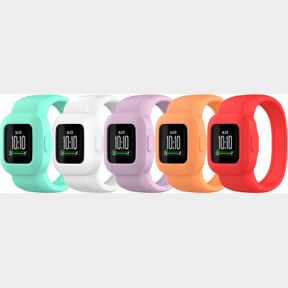 QGHXO BAND FOR GARMIN VIVOFIT JR. 3, SOFT SILICONE REPLACEMENT WATCH BAND STRAP FOR GARMIN VIVOFIT JR. 3 FITNESS TRACKER, SMALL, L