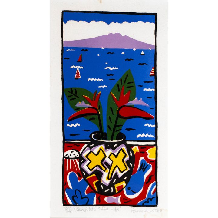 Pamela Wolfe 'Rangitoto Still Life'