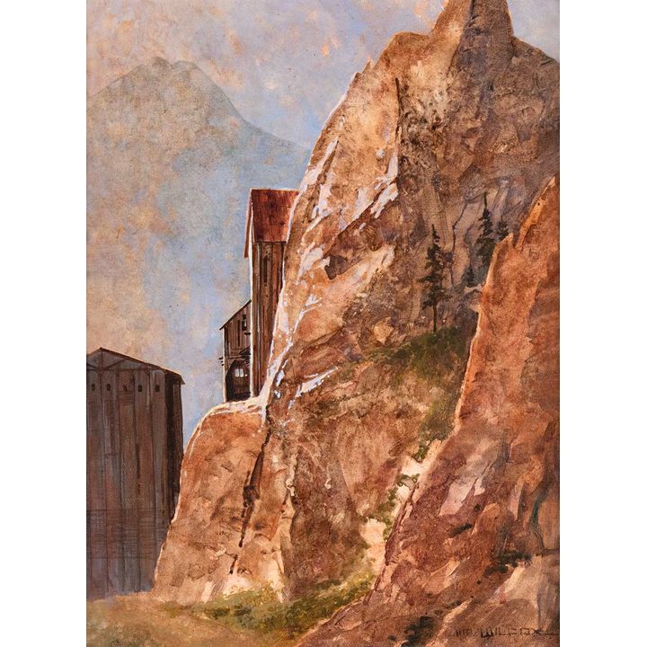 Jim Wilcox (1941- ), Creede Colorado Canyon