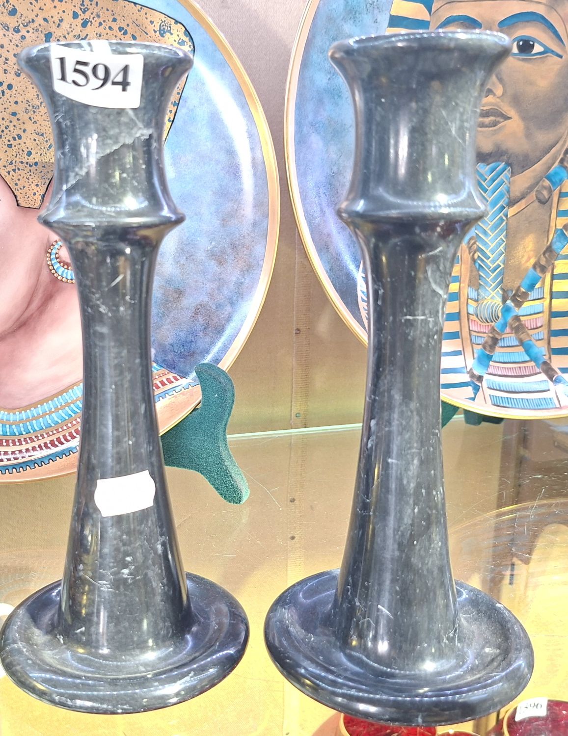 MARBLE CANDLESTICKS