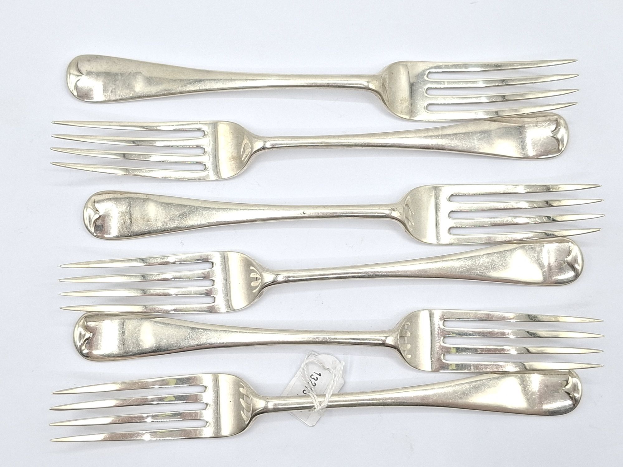 161 · SUITE OF STERLING SILVER TABLE FORKS