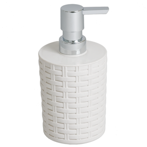 Liquid Soap Dispenser 8.2 Diameter x 16.2cm White |