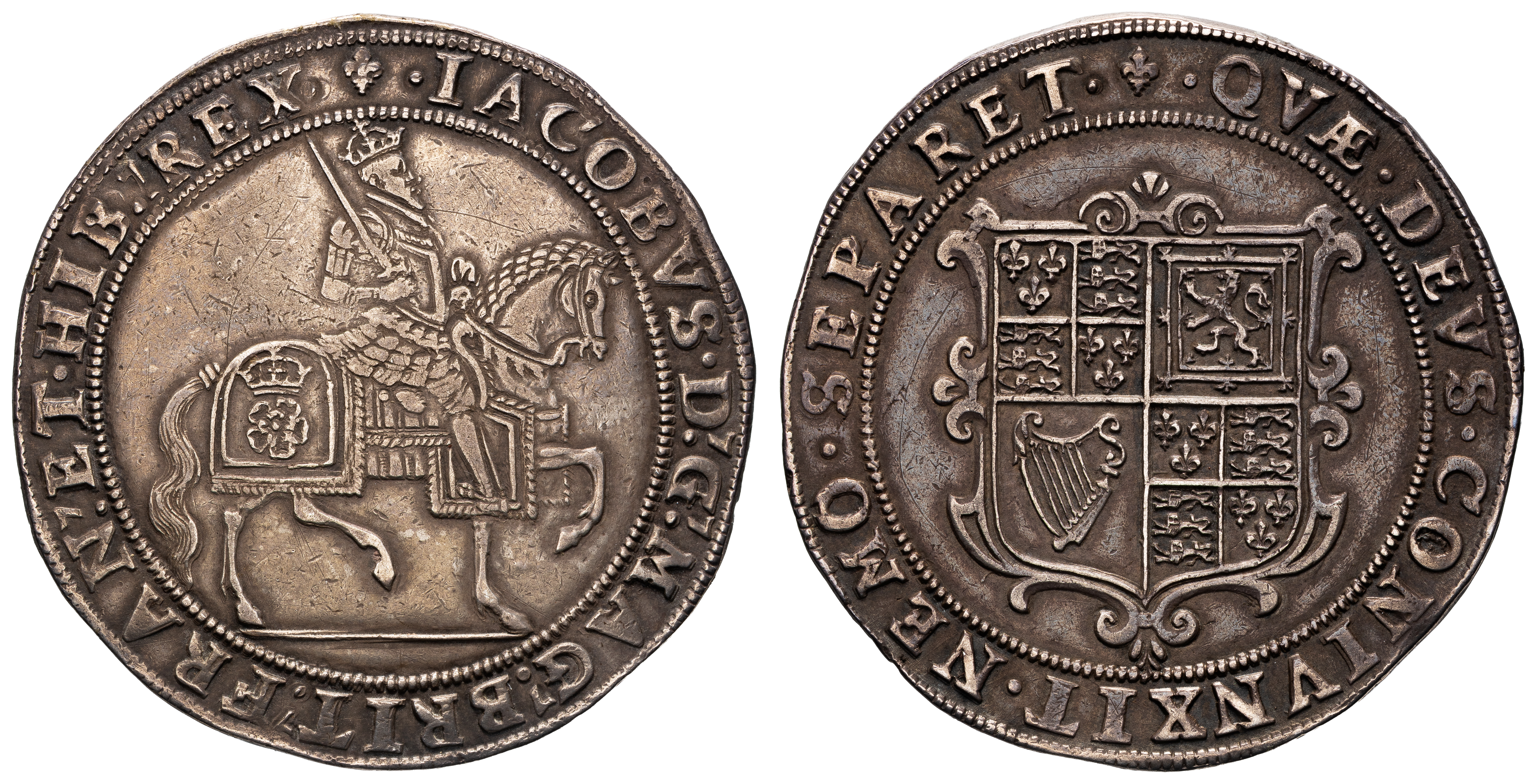 Great Britain, James I, Crown, 1604-19, VF
