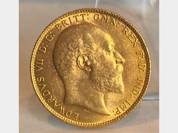 1910 EDWARD VII SYDNEY MINT GOLD SOVEREIGN
