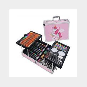 Unicorn 145pc Art Set with Aluminum Box for Kids - 51745/17401 SN B3(S7)
