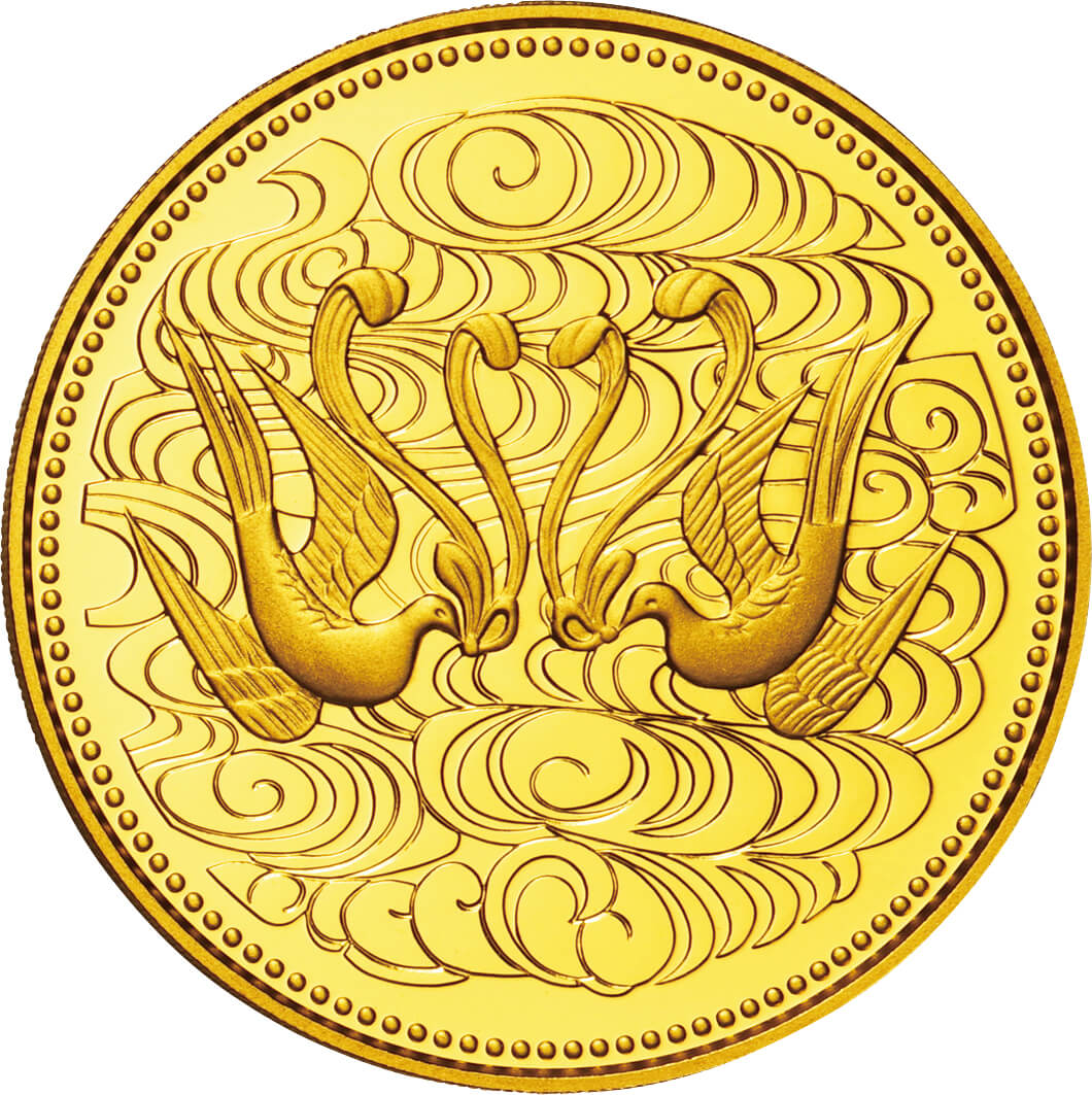 日本-Japan. 昭和天皇御在位60年記念 100000円金貨 昭和62年(1987年