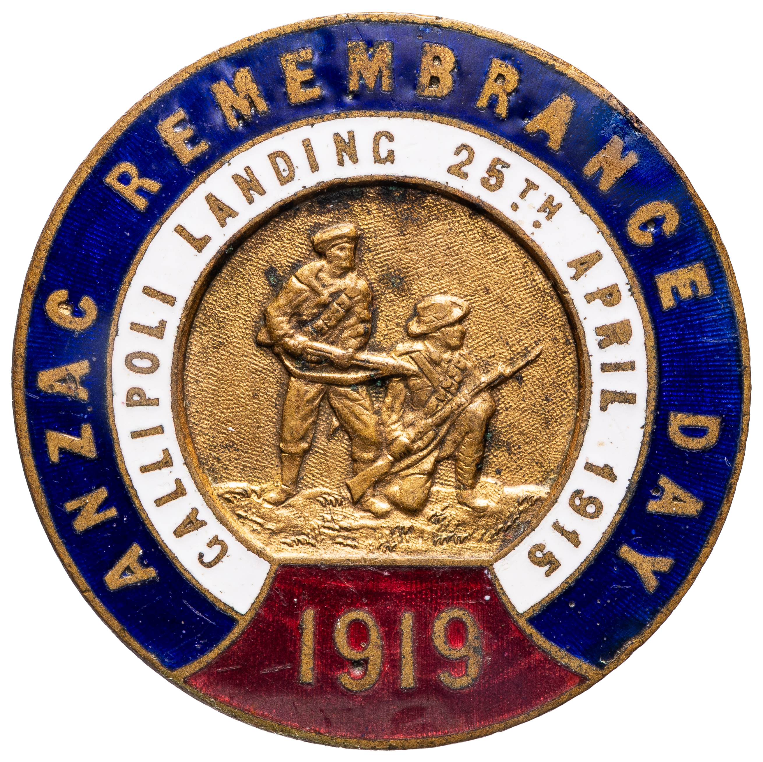 ANZAC Remembrance Day - Gallipoli Landing 25TH April 1915, 1919, VF