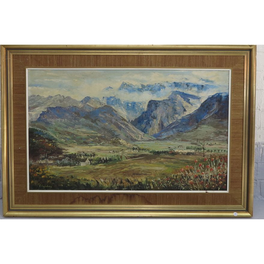 E. FRANKEN - OIL ON CANVAS