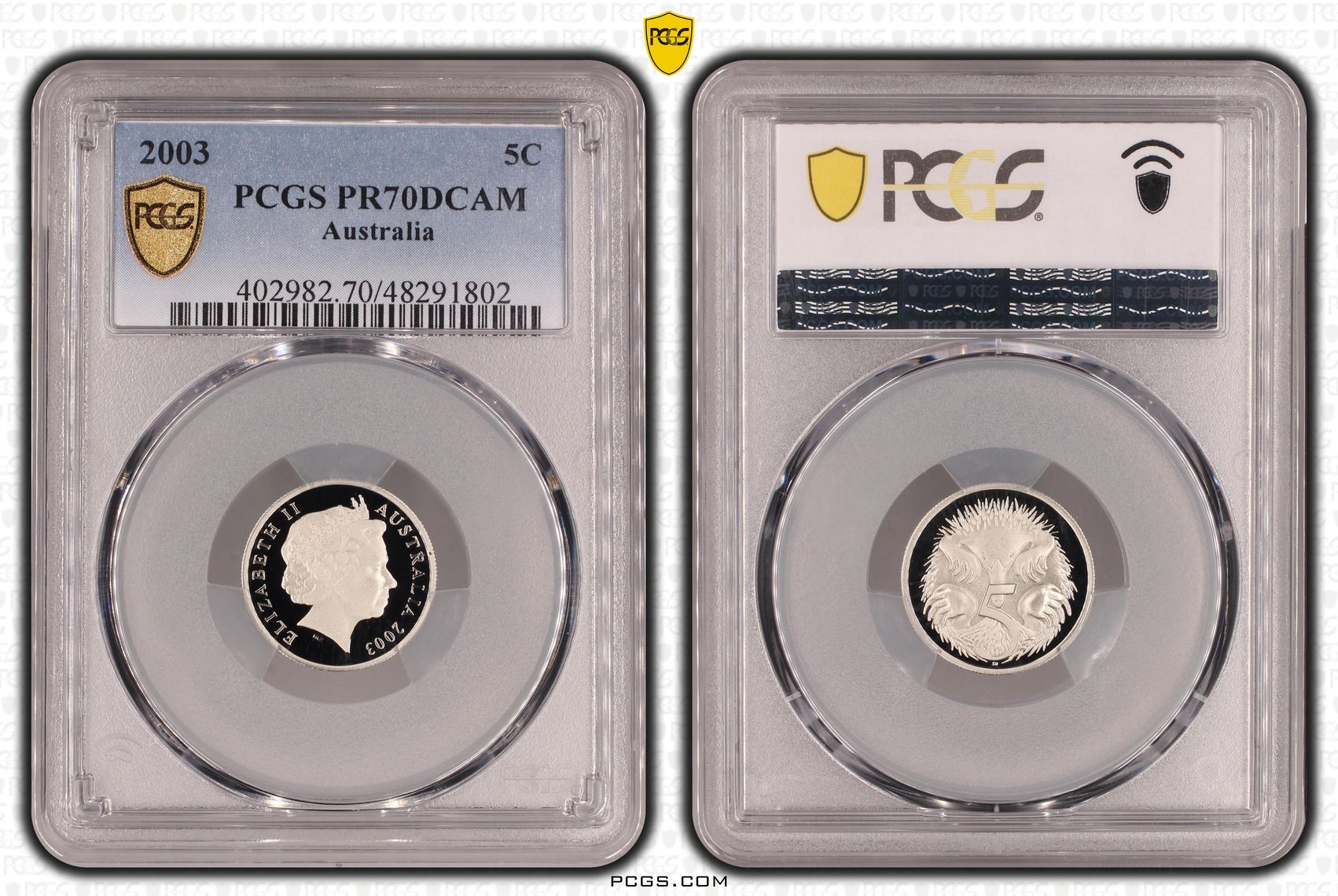 Five Cent, 2003, PCGS PR70DCAM