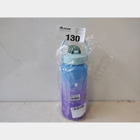PASTEL NESTING OMBRE MOTIVATIONAL WATER BOTTLES - 3-PIECE - PURPLE AND BLUE -