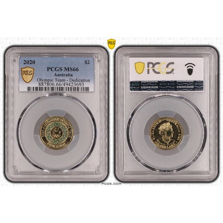 Olympic Team - Dedication, Two Dollar, 2020, PCGS MS66