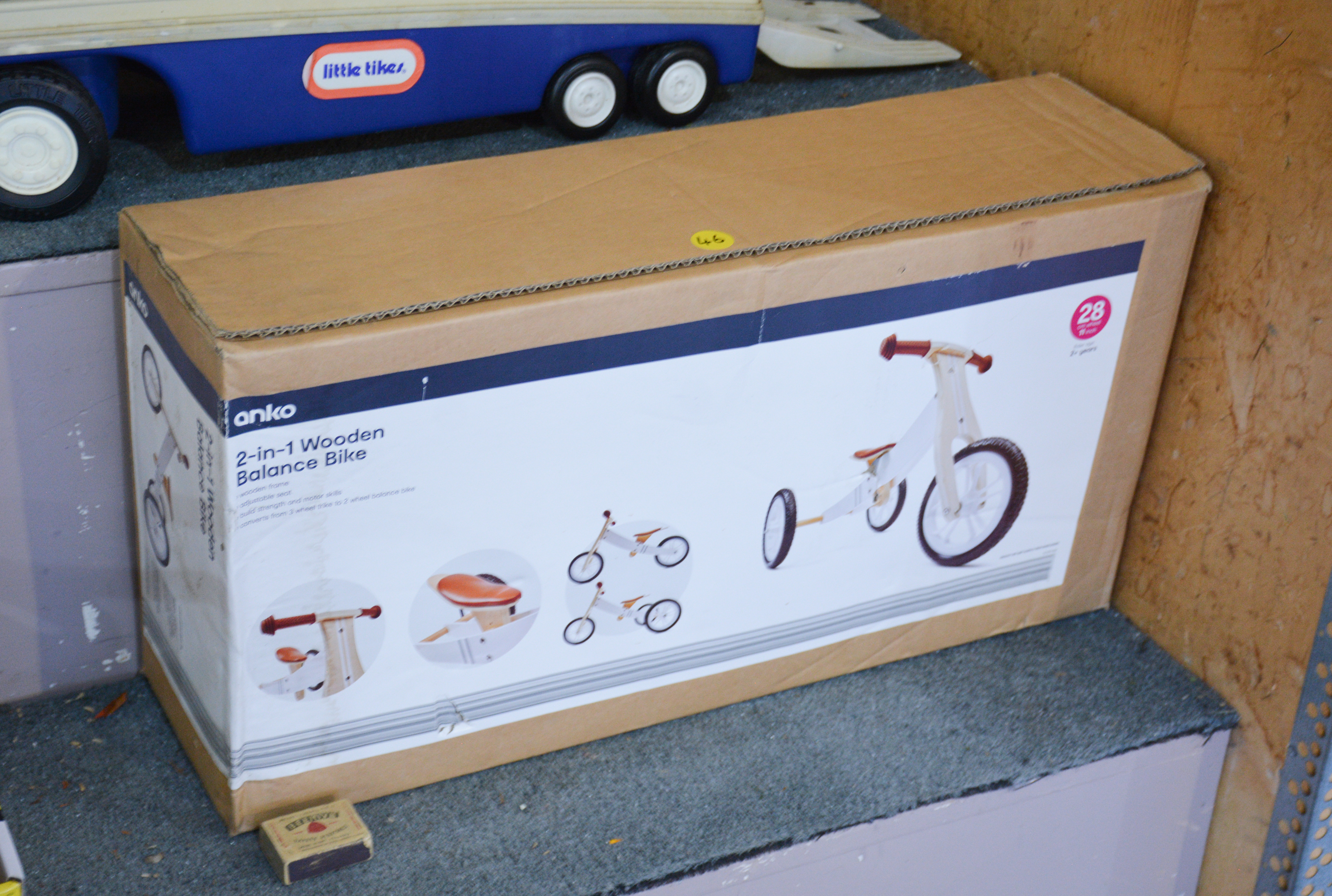 Anko 2-in-1 Wooden Balance Bike — sold at auction in New Zealand for $20
