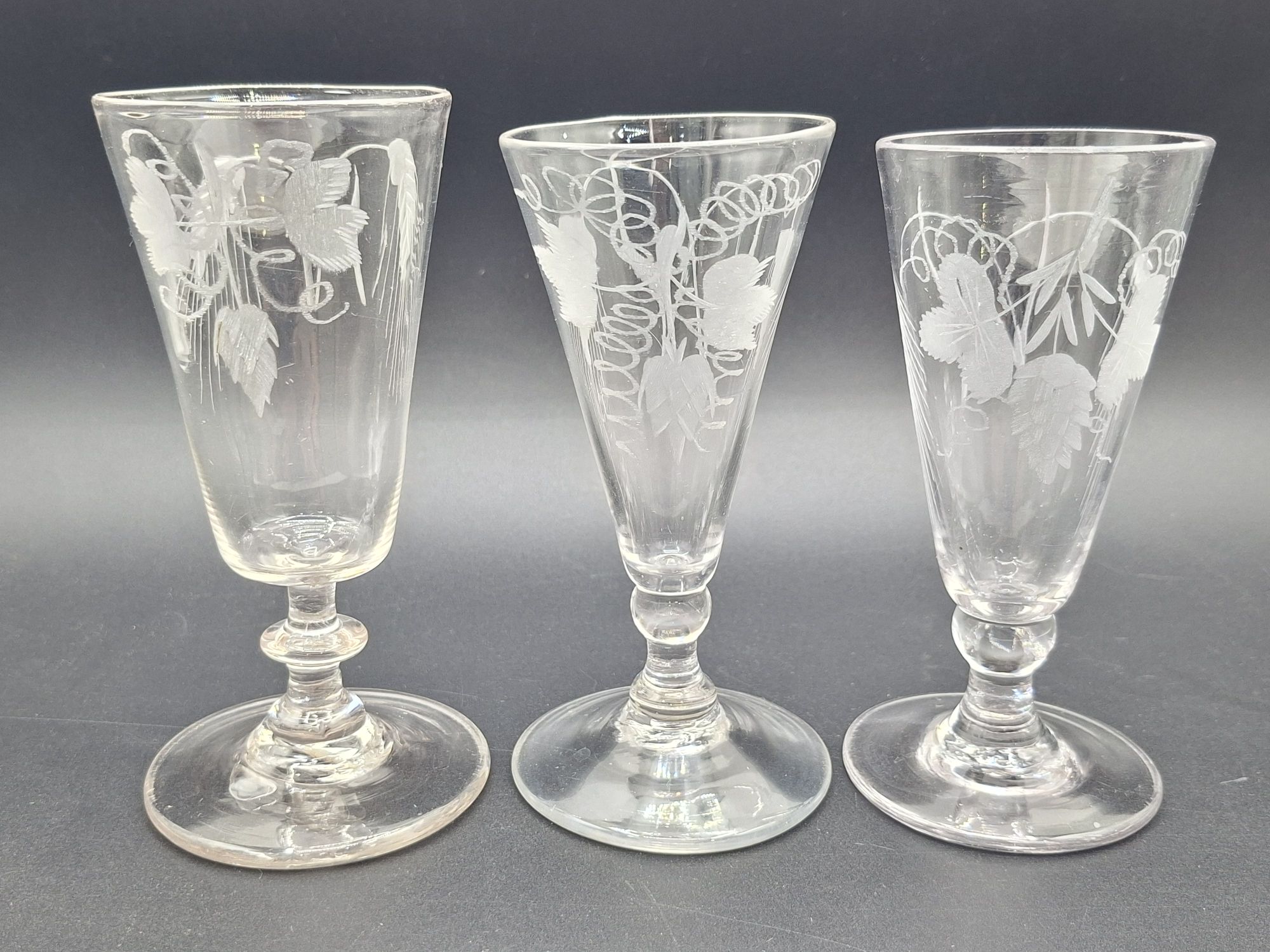 41 · GEORGIAN DWARF ALE GLASSES