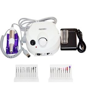 US 202 Electric Nail Grinding Drill Machine Nail Polish Remover White | USED