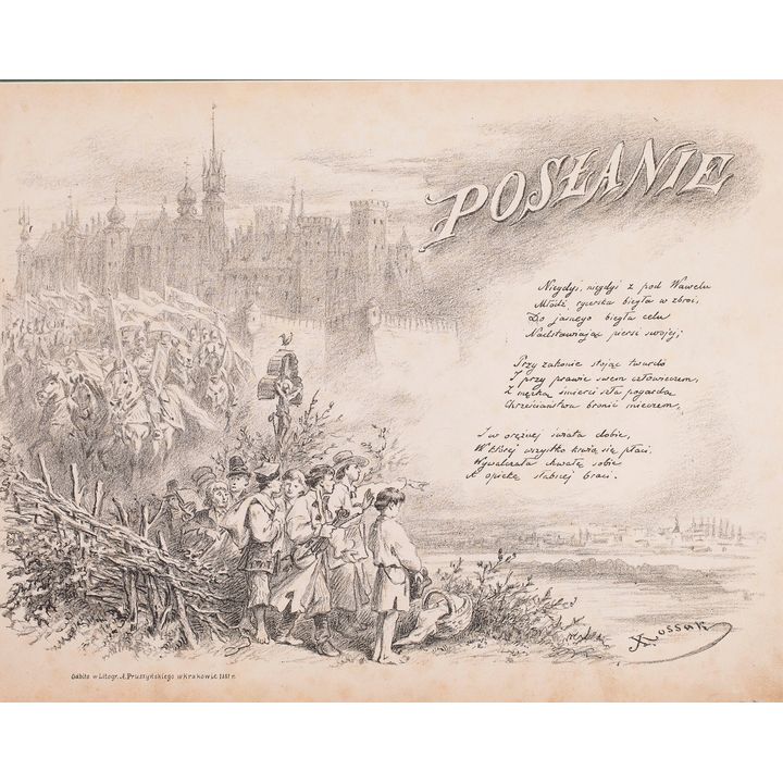 Juliusz Kossak | Posłanie, 1881 r.