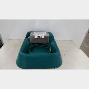 PET DOG - WATER DRINKER FLOAT VALVE - PET FEEDING - PLASTIC - DARK GREEN -