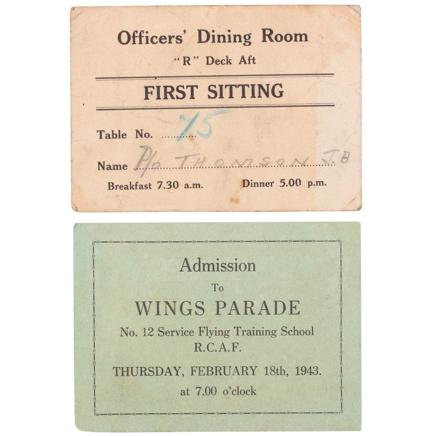 Officer's Dining Chit,