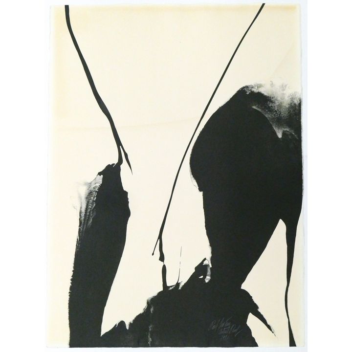Paul Jenkins ''Untitled'' 1971 Signed Artist's Proof Lithograph